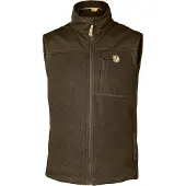 Fjällräven Buck Fleece Vest Gilet in pile Uomo (S, marrone)