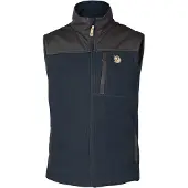Fjällräven Buck Fleece Vest Gilet in pile Uomo (S, blu)