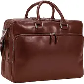 Leonhard heyden Cambridge Valigetta Vera Pelle 40 cm Vano porta PC marrone