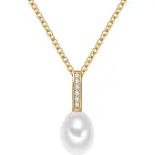 Valero Pearls Collana oro / trasparente / bianco perla