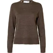 Selected Pullover Donne Marrone XS