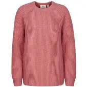 Fjällräven Women's Övik Rib Sweater Pullover di lana Donna (XXS, fuchsia)