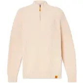 Timberland Williams River Textured 1/4 Zip Sweater Maglione Uomo (XXL, beige)