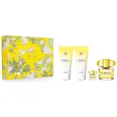 Versace Yellow Diamond Eau de Toilette 90ml + Lozione corpo 100ml + Gel doccia 100ml + Miniatura 5ml — Eau de Toilette