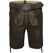 Spieth & Wensky Pantaloni per costume tradizionale 'Greif' marrone scuro
