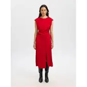 Selected Vestito Midi Donne Rosso 36