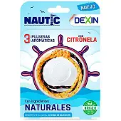 Dexin Braccialetto aromatico nautico con citronella 3 unità — Braccialetto aromatico