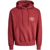 Jack & Jones Felpa Con Cappuccio Stampa Sul Retro