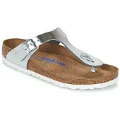 Birkenstock Infradito Gizeh Soft Footbed donne - Argento - 43
