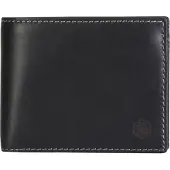 Jekyll & Hide Texas Portafoglio Protezione RFID Vera Pelle 12 cm nero