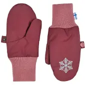 Finkid Rukkanen Guanti Bambini (L, rosso)