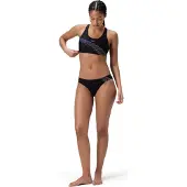 Speedo Women's Medley Logo 2 Piece Bikini Donna (34, nero)