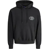 Jack & jones Felpa Con Cappuccio Stampa Sul Retro