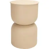 Koopman Tavolino DISA, opaco, Ø 31 cm, beige