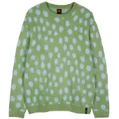 Santa Cruz Jaguar Knit Crew Maglione Uomo (XL, verde)