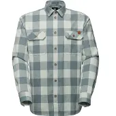 Mammut Tamaro Longsleeve Shirt Camicia Uomo (L, grigio/turchese)