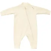 Devold Kid's Nibba Merino Playsuit Intimo lana merinos Bambini (80, bianco)