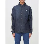 Palm Angels Giacca di jeans con bande a righe