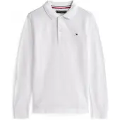 Tommy Hilfiger Maglietta 'Essential Regular Fit Long Sleeve' navy / rosso / bianco