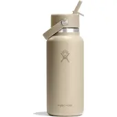 Hydroflask Wide Flex Straw Cap Borraccia (946 ml, beige)