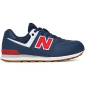 New Balance Sneaker '574' blu notte / rosso scuro / bianco