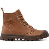 Palladium Boots stringati 'Pampa' marrone chiaro
