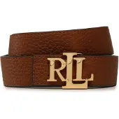 Lauren Accesorios per donna. 412912039002 Cintura reversibile in pelle marrone (S), Casual