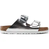 Birkenstock Scarpe Arizona Soft Footbed donne - Argento - 35