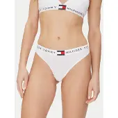 Tommy Hilfiger Underwear String 'CLASSIC' navy / grigio chiaro / rosso / bianco