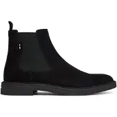 BOSS per uomo. 50552528 Stivaletti Calev in pelle nera (41), Nero, Basso, Nessuno, Casual