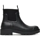 Calvin Klein Stivale di gomma 'COMBAT' nero