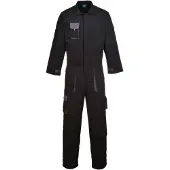 Portwest TX15 Texo Kontrast Tuta nera Gr. S