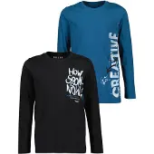 Blue Seven Maglietta blu / nero / bianco