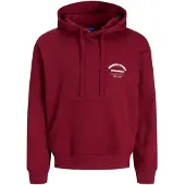 Jack & jones Felpa Con Cappuccio Stampa Sul Retro