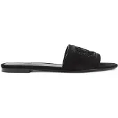 Dolce&Gabbana Mules DG in camoscio con strass
