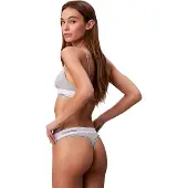 Calvin Klein Underwear String grigio sfumato / nero / bianco