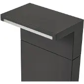 Arcchio Lampione a LED Iberion, 90 cm, antracite, metallo