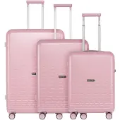 Epic Spin 4 ruote Set di valigie 3 pezzi rosa