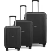Epic Airwave NEO 4 ruote Set di valigie 3 pezzi nero