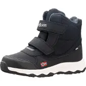 TROLLKIDS Kid's Hafjell Winter Boots Scarpe invernali Bambini (28, nero)