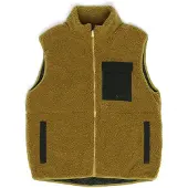 Mazine Padded Sherpa Vest Gilet in pile Uomo (S, marrone)