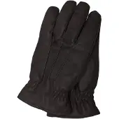 Kessler James Guanti Vera Pelle nero
