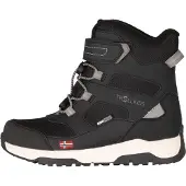 TROLLKIDS Kid's Lofoten Winter Boots Pro Scarpe invernali Bambini (30, nero)