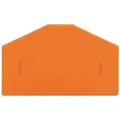 Wago Separatore ; spessore 2 mm; sporgente; arancione 281-318