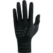 Compressport 3D Thermo Gloves Guanti (S, nero)