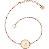 Glanzstücke Braccialetto 'You & Me' oro