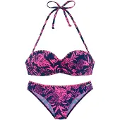 Venice beach Bikini marino / rosa