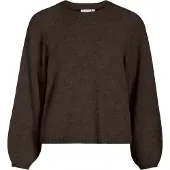 Vila Visapna Scollo Rotondo Pullover A Maglia