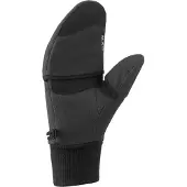 Mammut Shelter Softshell Convertible Mitten Guanti (12, nero)