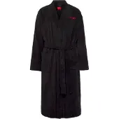 HUGO Accappatoio lungo rosso / nero